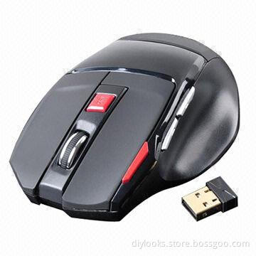 Hot Selling 2.4GHz Wireless Mouse with USB Mini Receiver, Supports Plug-and-play